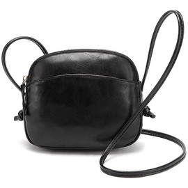 Crossbody Bag for Women Small, Cute PU Leather MINI Shoulder Purses, Fashion Messenger Phone Bag (black)