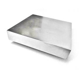 4x4 Steel Bench Block Jewelers Steel Block Metal Working Anvil 4" x 4" x 3/4" by JTS