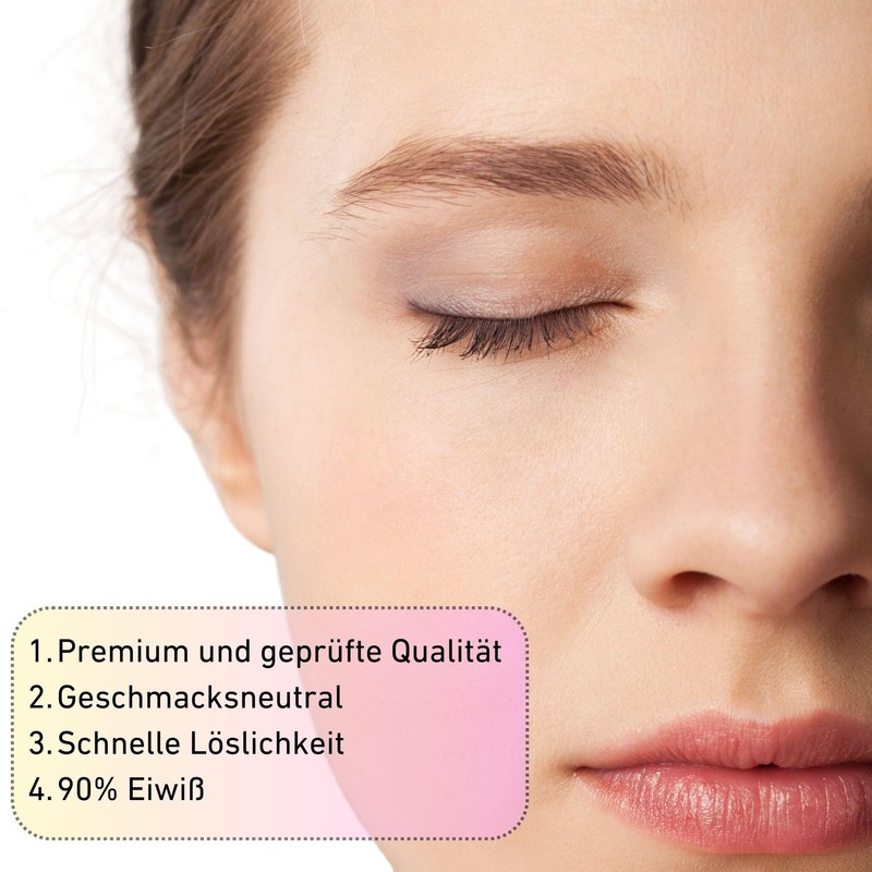 Puraveda Kollagen Hydrolysat Pulver 300g - Bioaktive Collagen-Peptide - 90%
