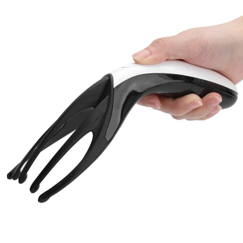 MultiFunctional Electric Head Massager Portable Vibration Scalp Massage Machine Black