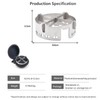Titanium Camp Stove Windscreen With Anti-slip Cross Bracket for GS-600