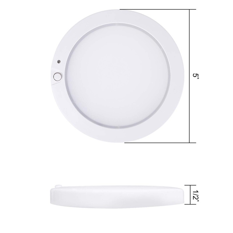 Facon 5" LED RV Interior Dome Light - 3Pack 12V