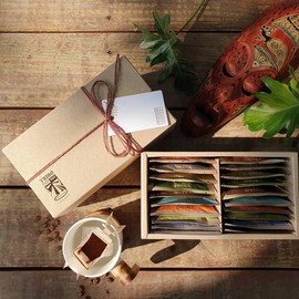 TRIBO COFFEE Single-Serve Portable Pour Over Drip Coffee - Discovery 3 Variety Gift Box | Includes 20 servings (2 of each type)