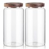 Labina Glass Storage Container Airtight Food Jars Kitchen Canister with