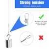30pcs Fishing Leaders, 11.22 Inch Stainless Steel Leader Wires with