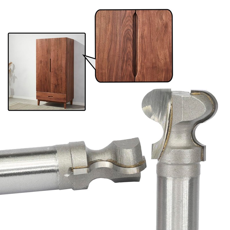 Akylin 2pcs Finger Pull Router Bits Set 1/2 Inch Shank,Drawer