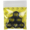 Bones Skateboard Black Hard Bushings with Axle, Kingpin Nuts and