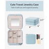 Vlando Travel Jewelry Box, Small Jewelry Travel Organizer Case for