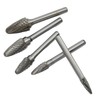 Double Cut Carbide Rotary File Bit Set 6mm Diameter Shank