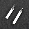 Round straight engraving pendant, car smart key keyring, phone number keychain / 라운드 일자 각인용 펜던트 자동차 스마트키 키링 전화번호 열쇠고리