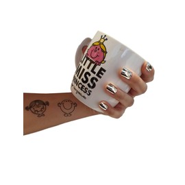 Fat-catz-copy-catz Box of 70 Professional Salon quality Chrome shiny Silver false full short nails