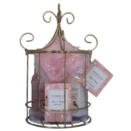 GC Fiorello body care set, including shower gel 100ml, body lotion 100ml, bath salt 60g, body sponge, 1 set / GC 피오렐로 바디케어 세트 샤워젤 100ml 바디로션 100ml 배스솔트 60g 바디스펀지 포함, 1세트