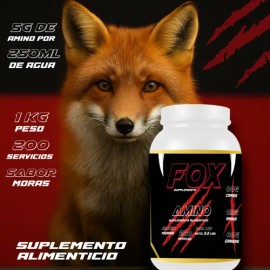 Aminoácidos En Polvo 1kg Fox Suplements 100servicios Sabores                                                                                          