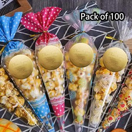 100 x Baby Shower Thank You Stickers, Embossed Gold Baby Shower Favor Label, Round Stickers for Favors, Candy Labels, Celebrating Baby, Thank You Sticker, 1.6 inches (Gold)