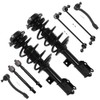 LSAILON Struts Shocks Front Complete Struts Assembly Stabilizer Bar Link