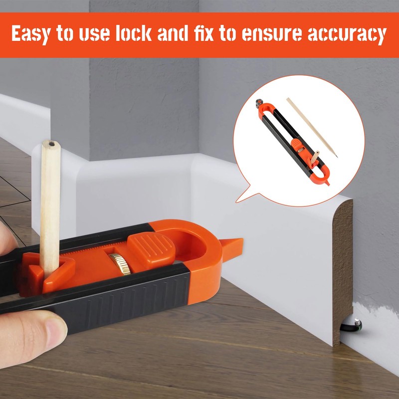 Eophmi Scribe Tool 7pcs Contour Gauge with Lock Scribing Tool