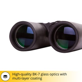 Levenhuk Karma Base 8x42 Compact Travel Binoculars with Close Focus for Bird Watching, Hiking and Outdoor Activities