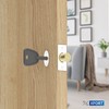 XFORT® 2 Pack Mortice Door Bolts with 2 Star Keys,
