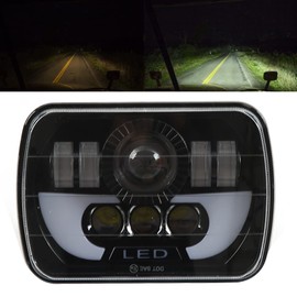 PENO 90W High Brightness Rectangle Square LED Headlight Motorcycle headlight for car
