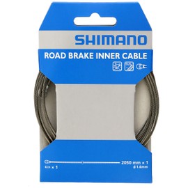 Shimano Road stainless steel inner brake wire,1.6 x 2050 mm, single