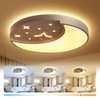 FAYOTAT 12 Inch Ceiling Light Fixtures, Creative Moon & Star