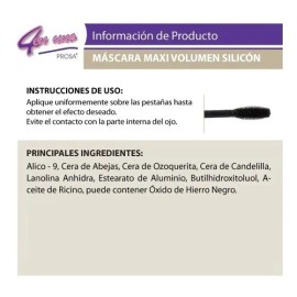 20pz Rimel Mascara Pestañas Maxi-volumen Silicón Prosa 4en1
