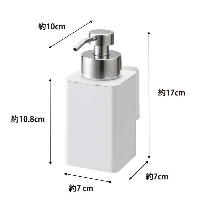 Yamazaki 3683 Film Hook Dispenser, Foam Type, White, Approx. W