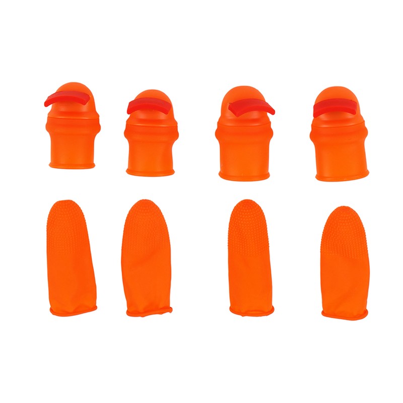 Silicone Thumb Knife Stainless Steel Thumb Knife Picker for Peel