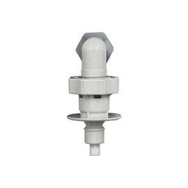 Kakudai Washing Machine Nipple with Water Leak Prevention Stopper, Compatible with 2 Sizes, Easy Installation, Resin Material 772-510