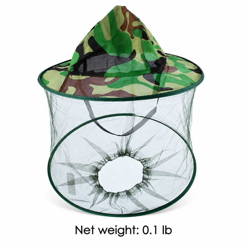 Protective Bee Hat for Beekeeping & Fishing – Insect Mesh