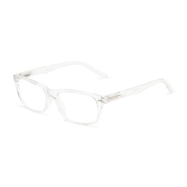 Readers.com Reading Glasses: The Emery Bifocal rectangle Style for Men and Women