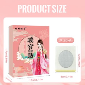 10 Stück Menstruations-Wärmepflaster, Unterleibwärmer, Wärmepflaster für die Periode,Wärmepflaster Bauch, Regelschmerzen, Wohltuende Wärme, Sicher zur Haut