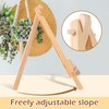100 Pieces Mini Wood Easel Stands Small Wooden Canvas Easels