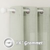 RYB HOME Extra Wide Semi Sheer Curtains, Grommet Easy Sliding