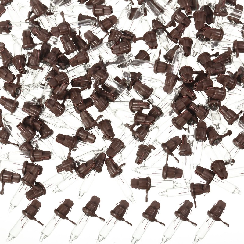 Mudder 100 Count Replacement Christmas Tree Light Bulbs 2.5v 0.425