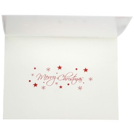 Iconikal Christmas Photo Frame Greeting Cards with Envelopes, 16-Count