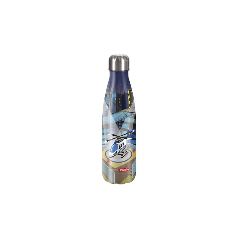 Step by Step Helicopter Sam Insulated Stainless Steel Drinking Bottle,