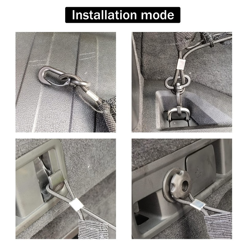 Amiss 2 Packs Cargo Net Stretchable, Car Exterior Accessories, Adjustable