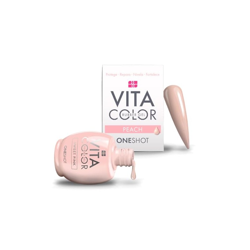 ONE SHOT - VITA COLOR Rubber Gel, Adicionado con Calcio,