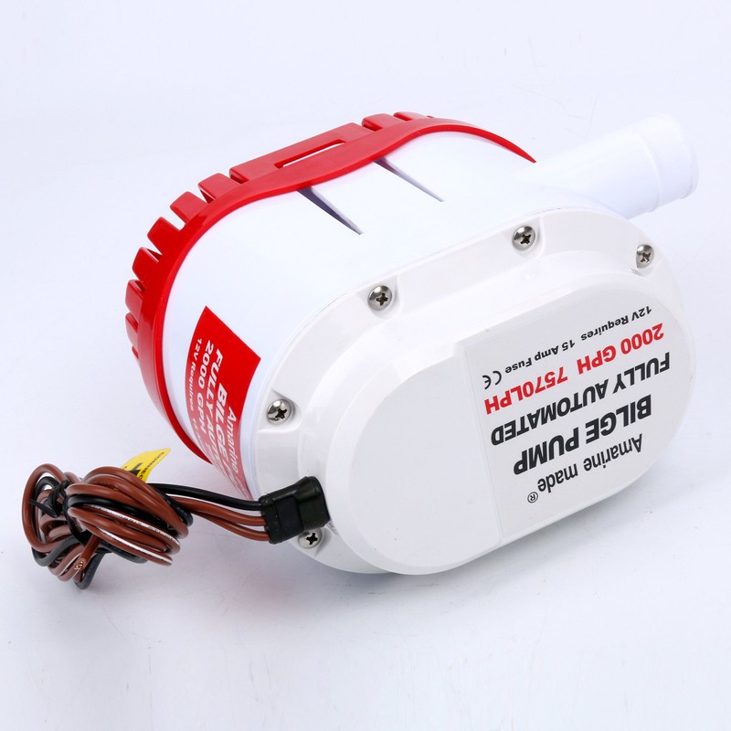 Amarine Made Automatic Submersible Boat Bilge Water Pump 12v 2000gph