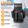 LAUTUS Electrician Full Top Grain Leather Tool Pouch; 5 Pocket