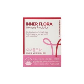 New Origin Innerflora UREX Probiotics 170mg x 60 capsules 1 box Ss / 뉴오리진 이너플로라 UREX 프로바이오틱스 170mg x 60캡슐 1박스 Ss