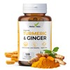 HerbaVitals Turmeric and Ginger Supplement(120 Capsules) - 500mg |Best Turmeric