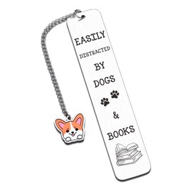 Stocking Stuffers for Women Men Teens Girls Boys Corgi Book Lovers Gifts, Cute Bookmarks Dog Bookmark Gifts for Dog Lovers, Corgi Gifts for Corgi Lovers, Dog Lovers Gifts for Women Men