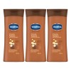 Crema Corporal Hidratante Vaseline Cocoa Radiant 100ml 3pzs