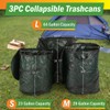 Wakeman Outdoors Trash Can Camping Essentials 3-Pack - 44-Gal, 29.5-Gal,