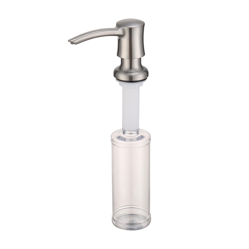 Ximlike Brushed Nickel Soap Dispenser for Kitchen Sink Built in,