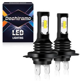 Dechiramo Compatible for Ram ProMaster 1500 2500 3500 High beam or Low beam(2014-2023),10000LM 6500K Cool White, Plug and Play,Car decoration bulb(Pack of 2)