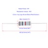 Aopin 1K Ohm Metal Oxide Film Resistors, ±5% Tolerance High