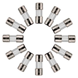 BOJACK 3.6x10 mm 5 A 5 amp 125V 0.14x0.39 Inch F5AL125V Fast-Blow Glass Fuses (Pack of 50)